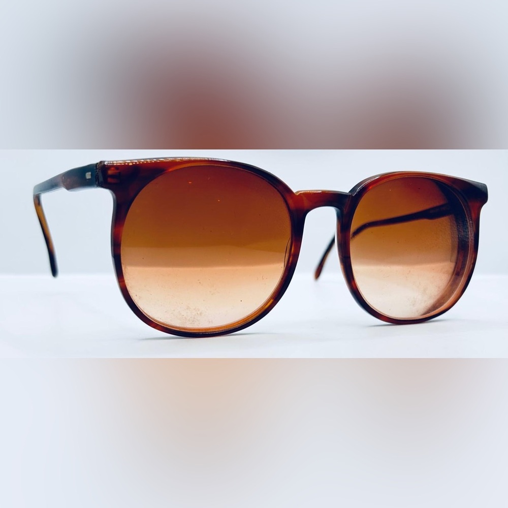 Vintage Randi Brown Tortoise Oval Sunglasses Frames Only